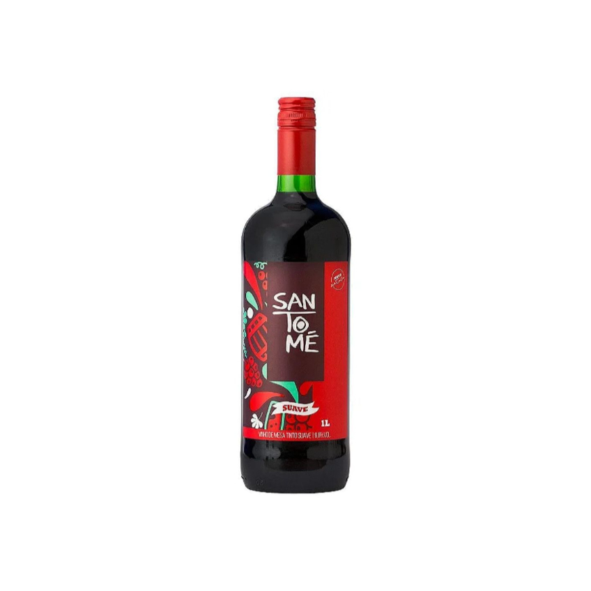 Vinho Santomé Tinto Suave 1l