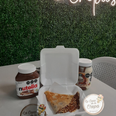 Crepa Nutella y Philadelphia