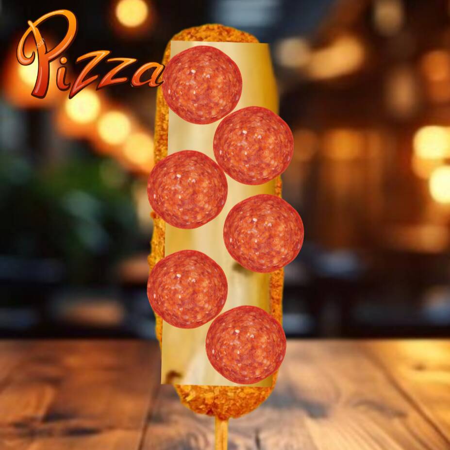 Banderilla Pizza Salchicha con Queso