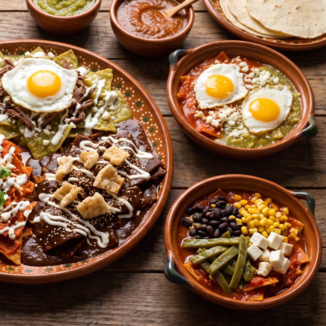 Chilaquiles Verdes con Pollo a la Plancha
