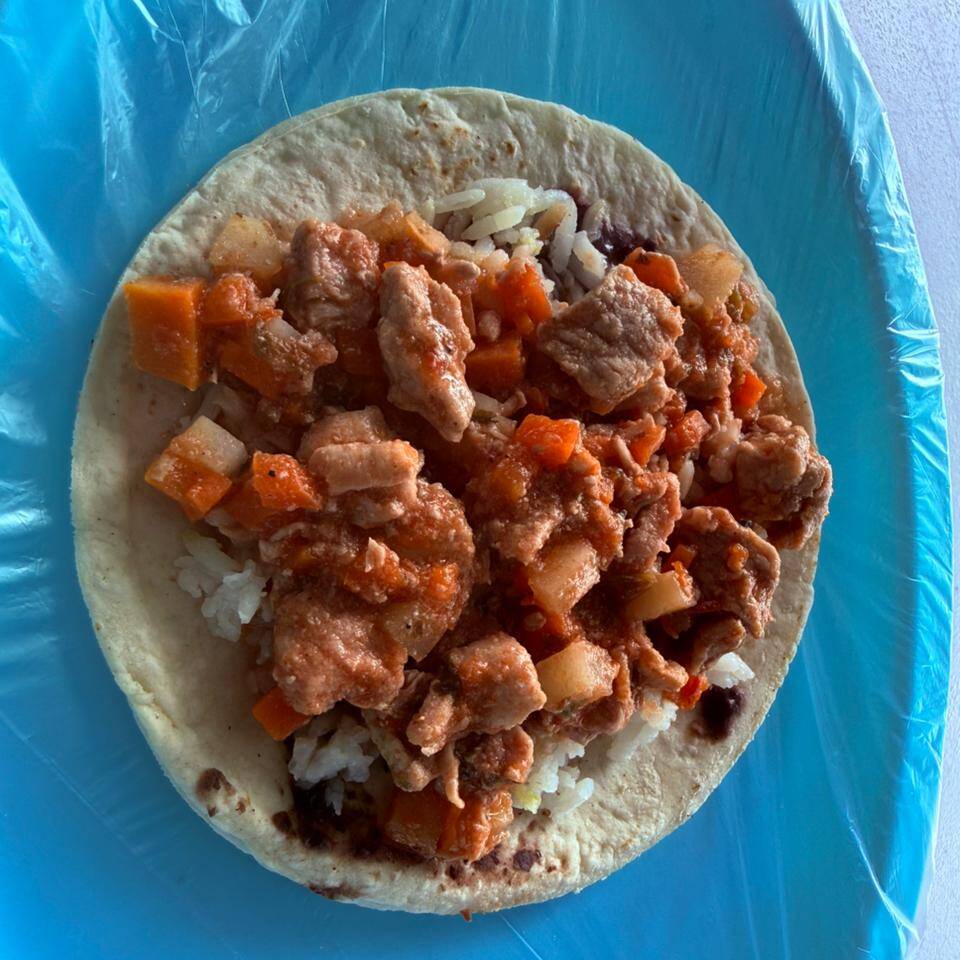 Taco de Puerco al Albañil