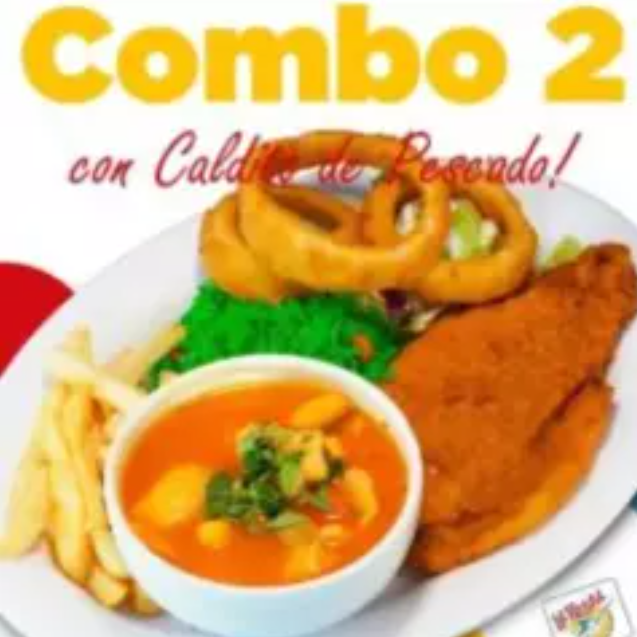 Combo 2 (Filete Empanizado + Caldo de Pescado Ch)