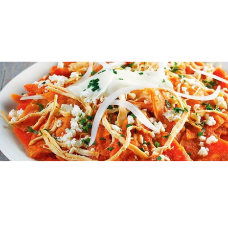 Chilaquiles con Pollo