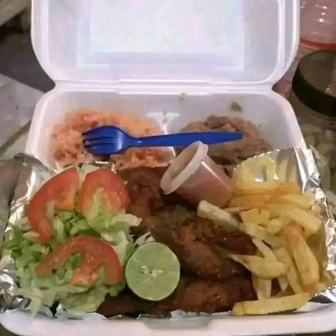 Platillo de Milanesa de Res Empanizada