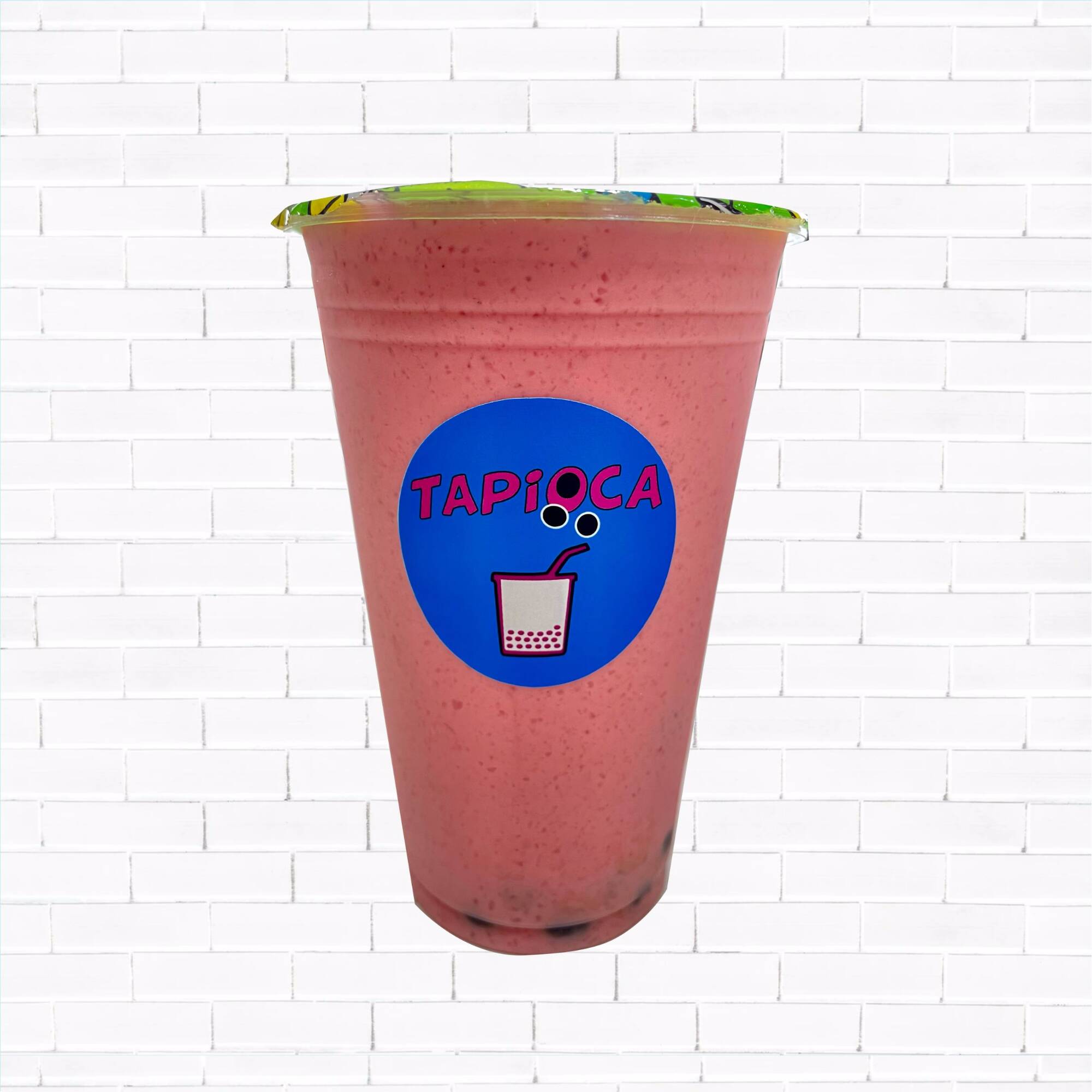 Tapioca Frappes de Yogurt Fresa