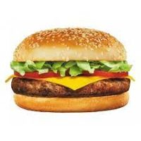 Pão, carne, , queijo, molho especial e alface