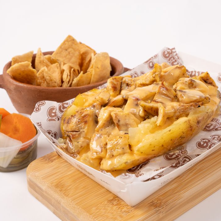 Papa al Horno con Pollo
