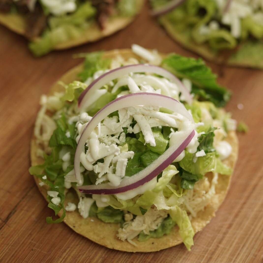 Combo Tostadas de Pollo (3 Pz)