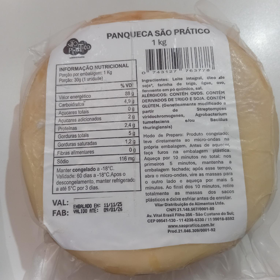 Não erre mais a mão na massa, a gente facilita para você, massa pronta de panqueca, basta aquecer e rechear da sua maneira!