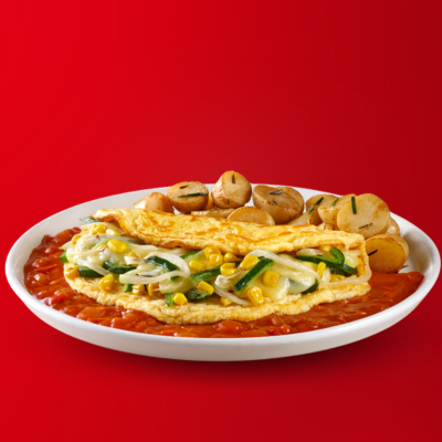 Omelette de Espinacas (2 pzas)