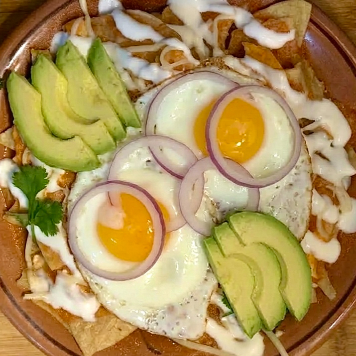 Chilaquiles de Huevo Estrellado