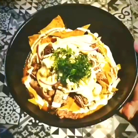 Chilaquiles con Cecina
