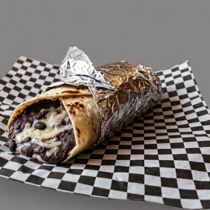 BURRITO DE FRIJOL CON QUESO