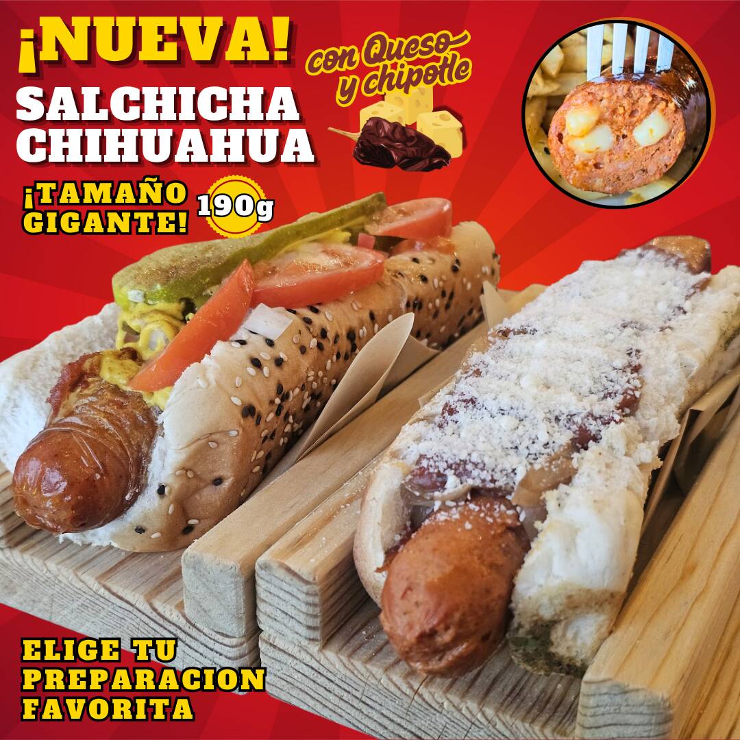 NUEVA SALCHICHA CON QUESO Y CHIPOTLE GIGANTE 190g