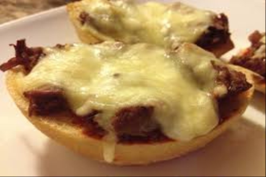 MOLLETES DE CARNE AL PASTOR CON PAPAS FRITAS