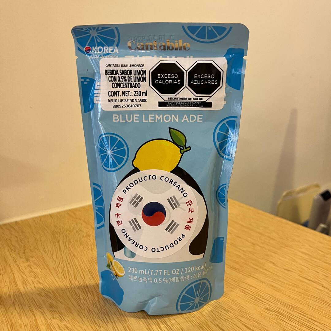 LIMONADA AZUL KOREAN POUCH