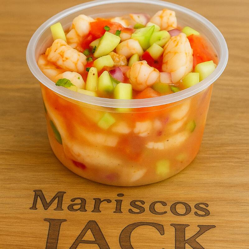 1/2 Ceviche de Camaron Cocido
