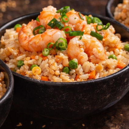 ARROZ FRITO CON CAMARON
