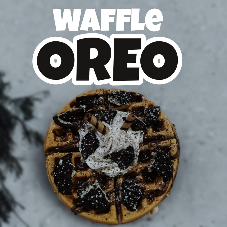 Waffle de Oreo