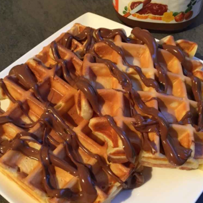 Waffle de Nutella