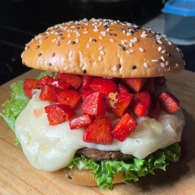 BURGUER NORTEÑA CON PAPAS