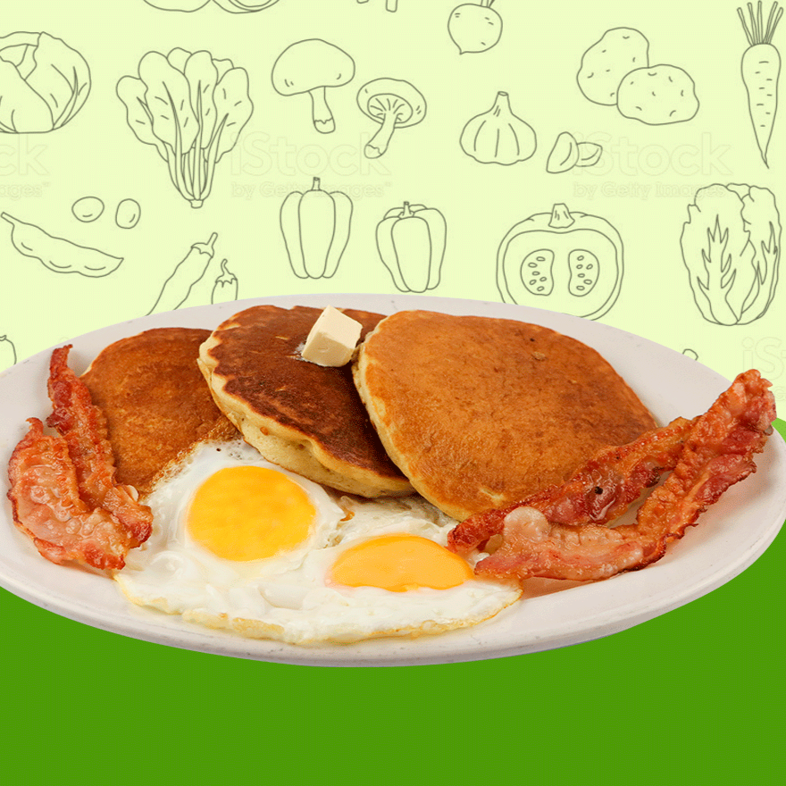 Hot Cakes Americanos (Huevos Estrellados) C