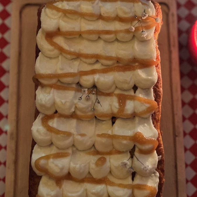 Rebanada de Panque de Mango