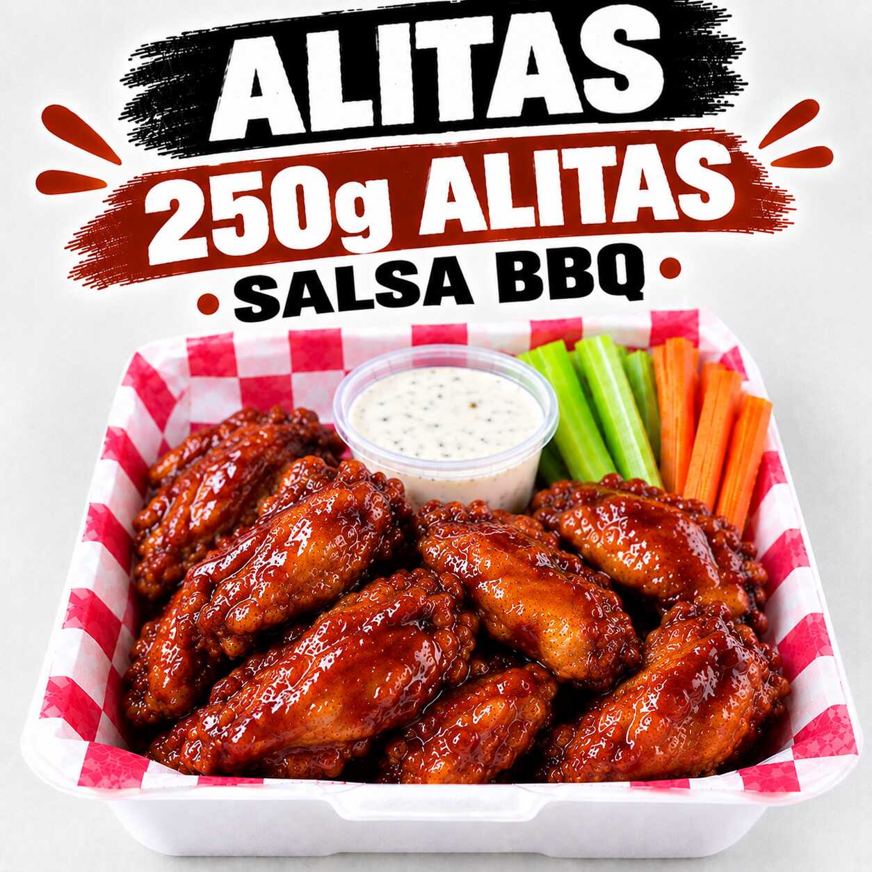 Alitas Bbq Clásicas (Individual) 250g