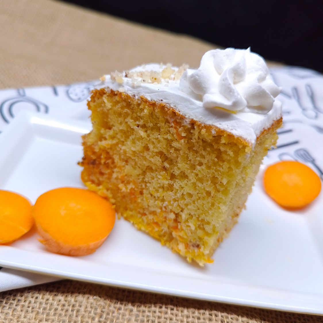 Torta de Zanahoria y Nueces