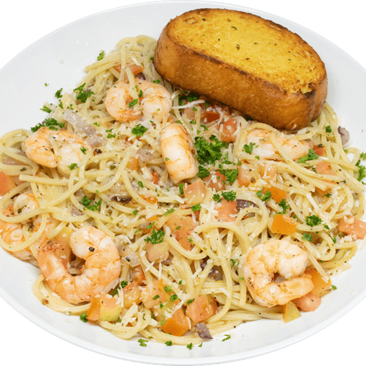 Garlic Shrimp Pasta - Media Orden