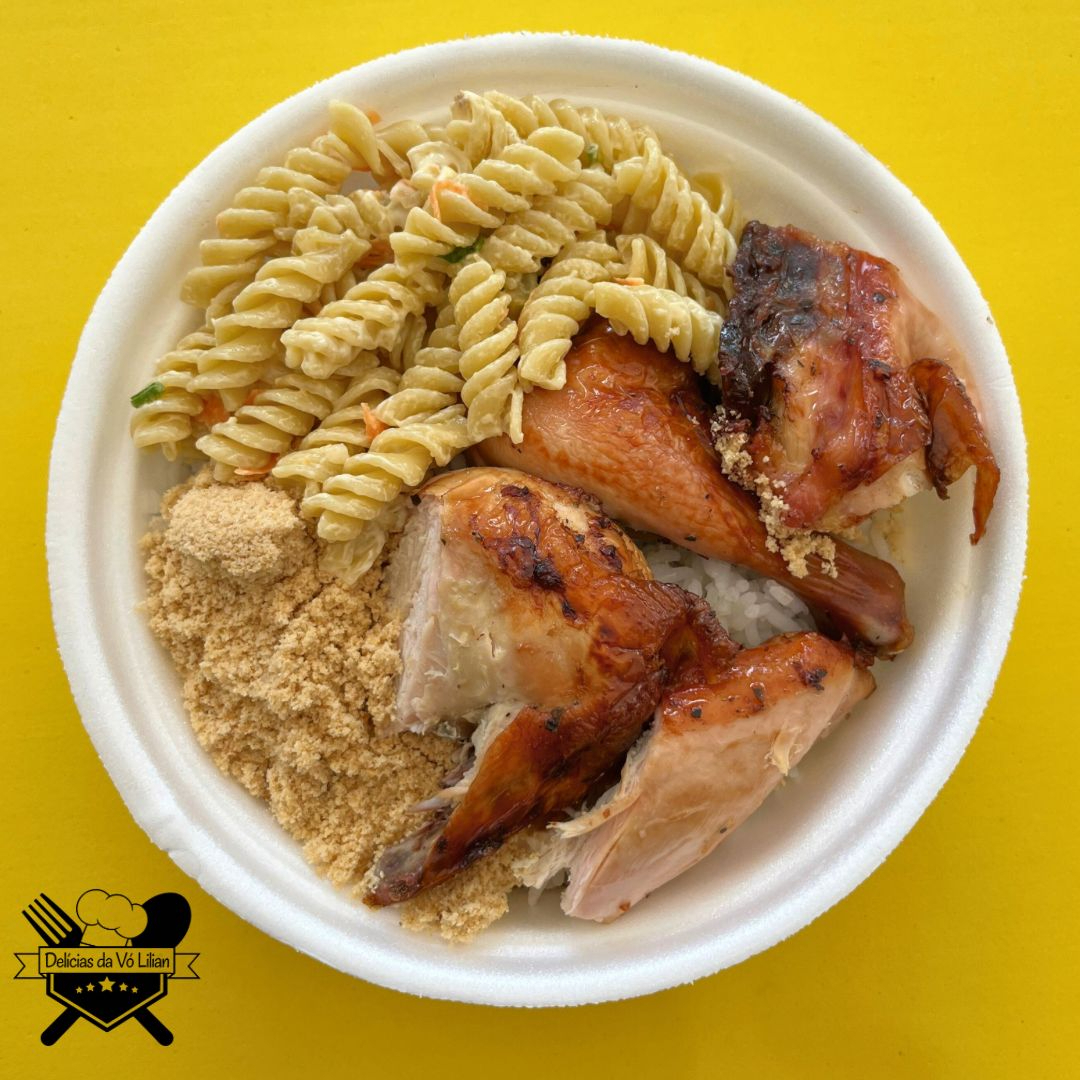 Acompanhado com feijão, arroz e nossa farofa deliciosa.