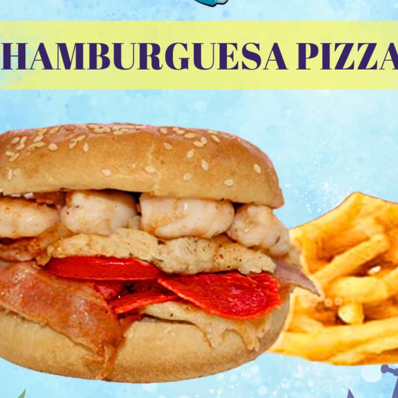 Hamburguesa Pizza