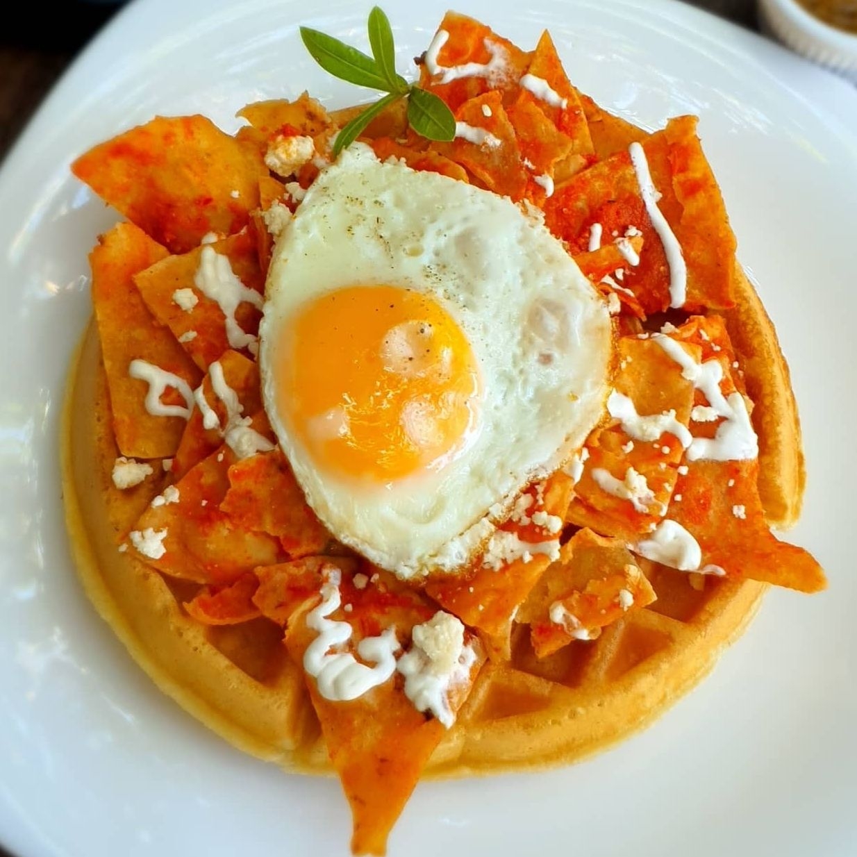 Waffle Chilaquiles