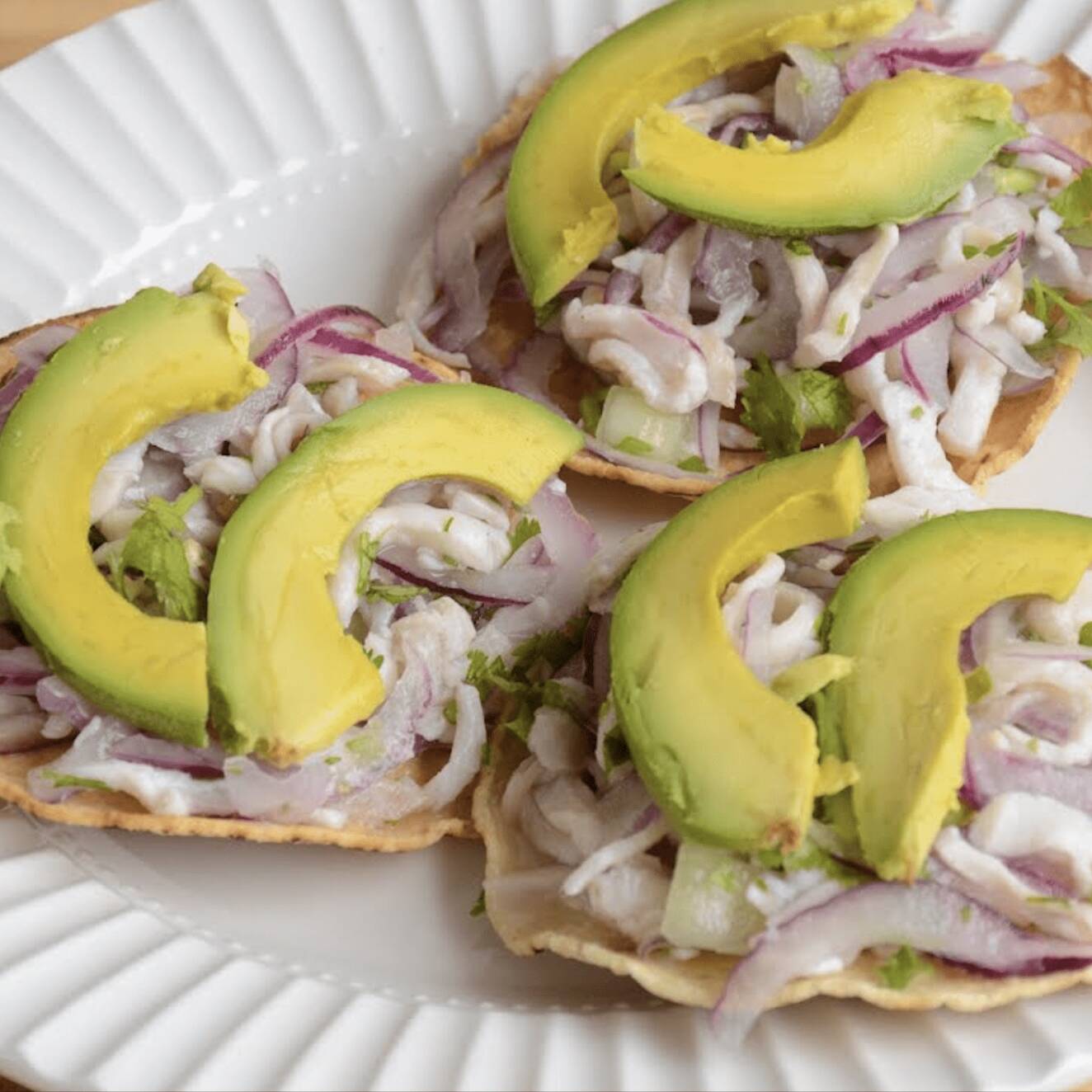 Tostadas de Pescado