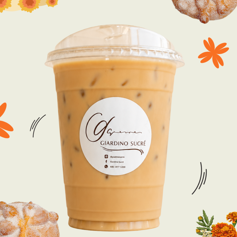Pan de Muerto Iced Latte