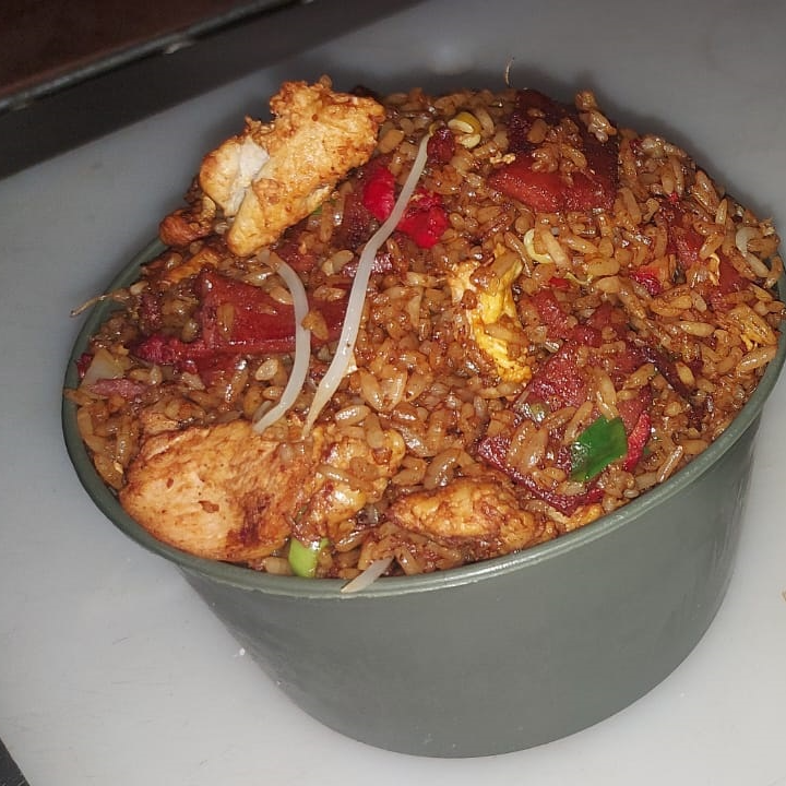 6. Arroz Frito con Carne de Res