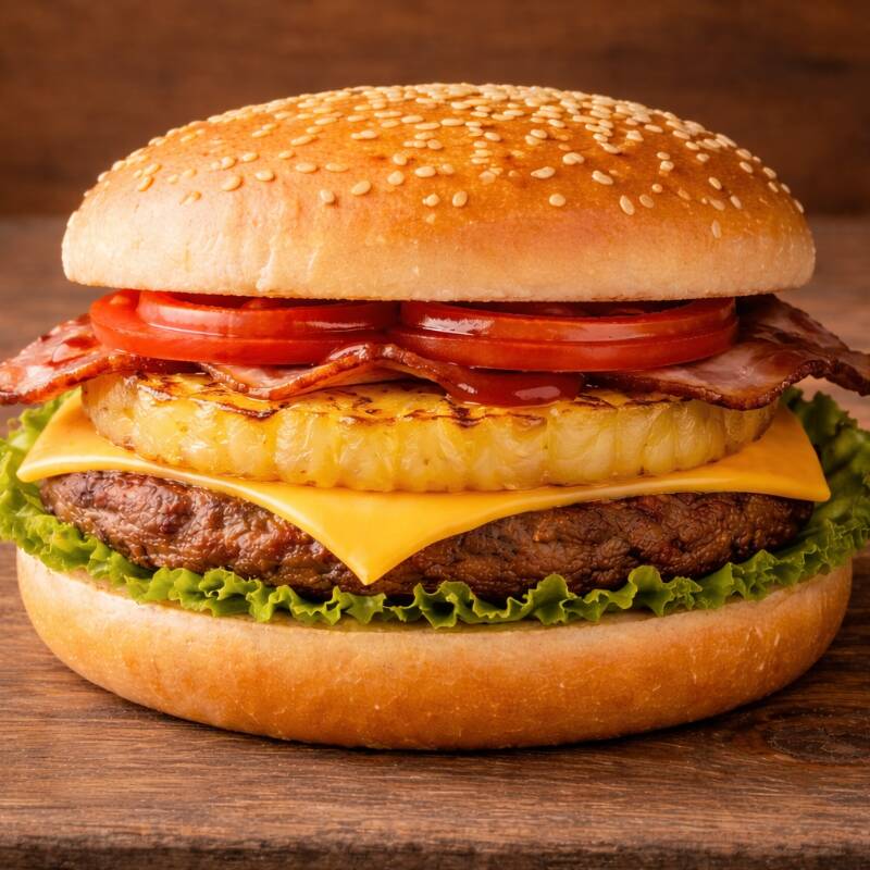 Hamburguesa Hawaiana