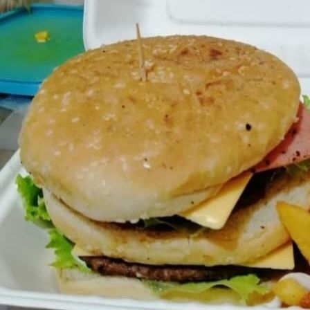 Hamburguesa Doble + fresco