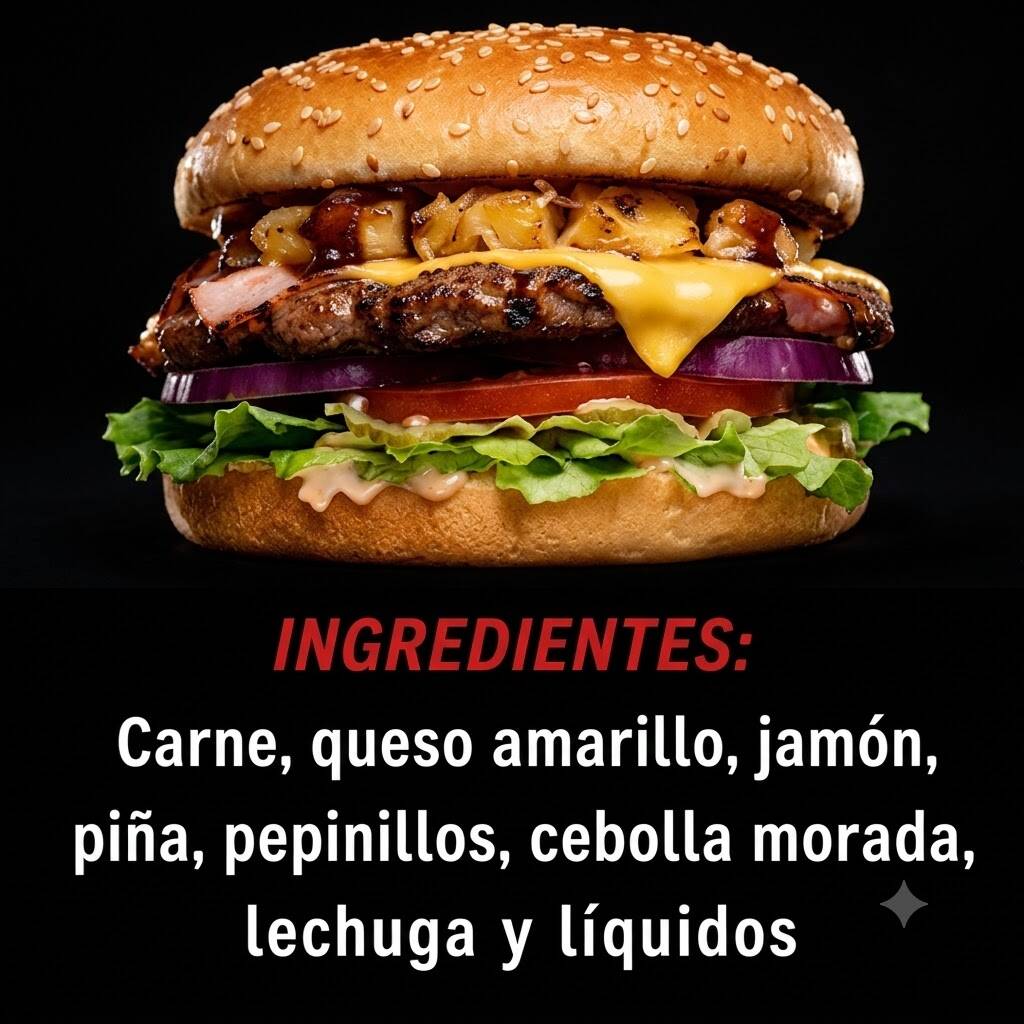 Hamburguesa Hawaiana