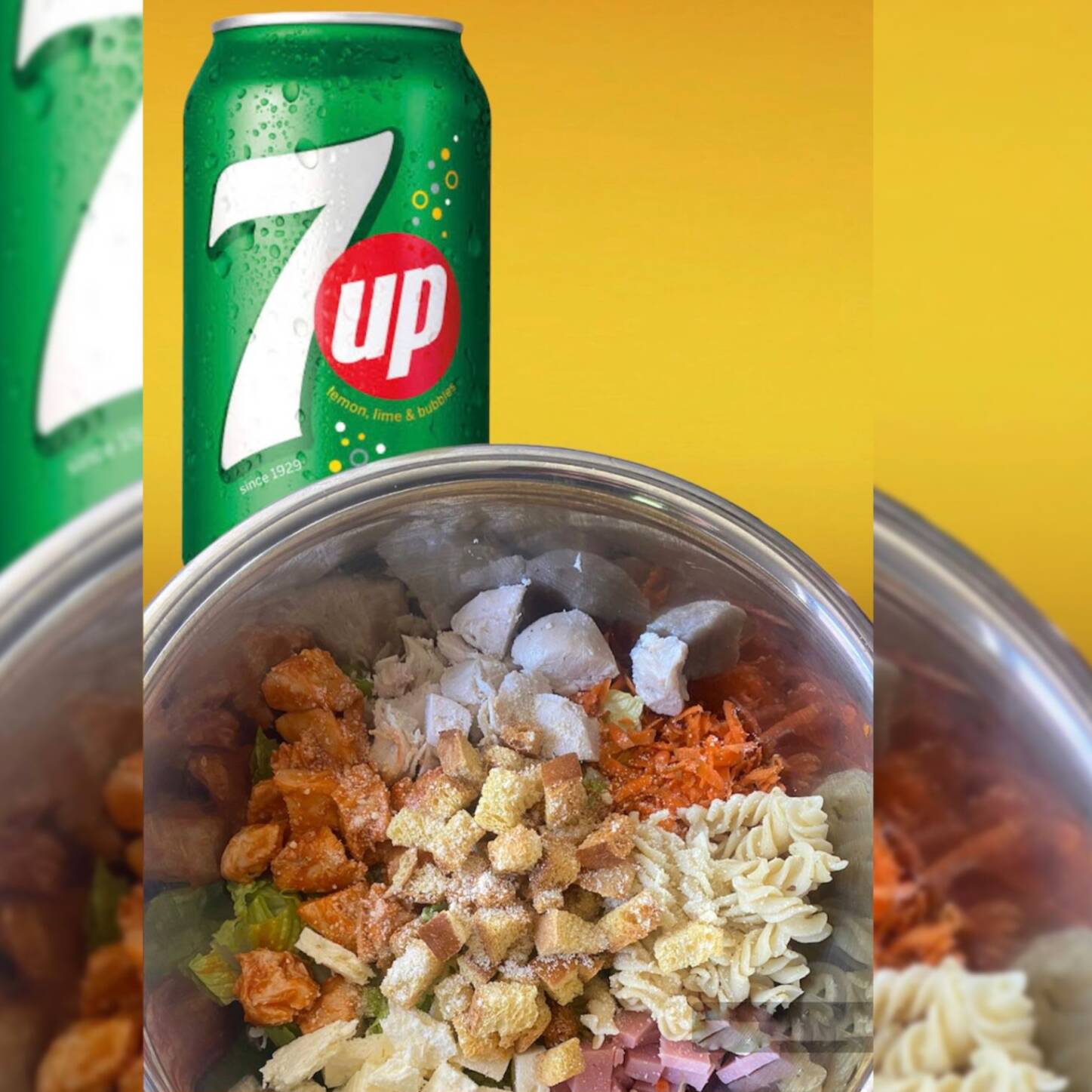 Ensalada Chica + 7UP 355ml SIN AZUCAR