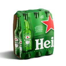 Cerveja long neck 330ml c/6