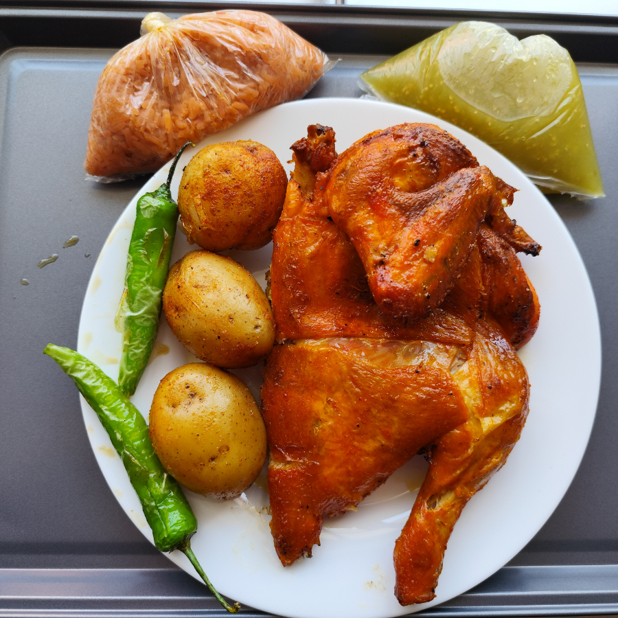 ½ Pollo