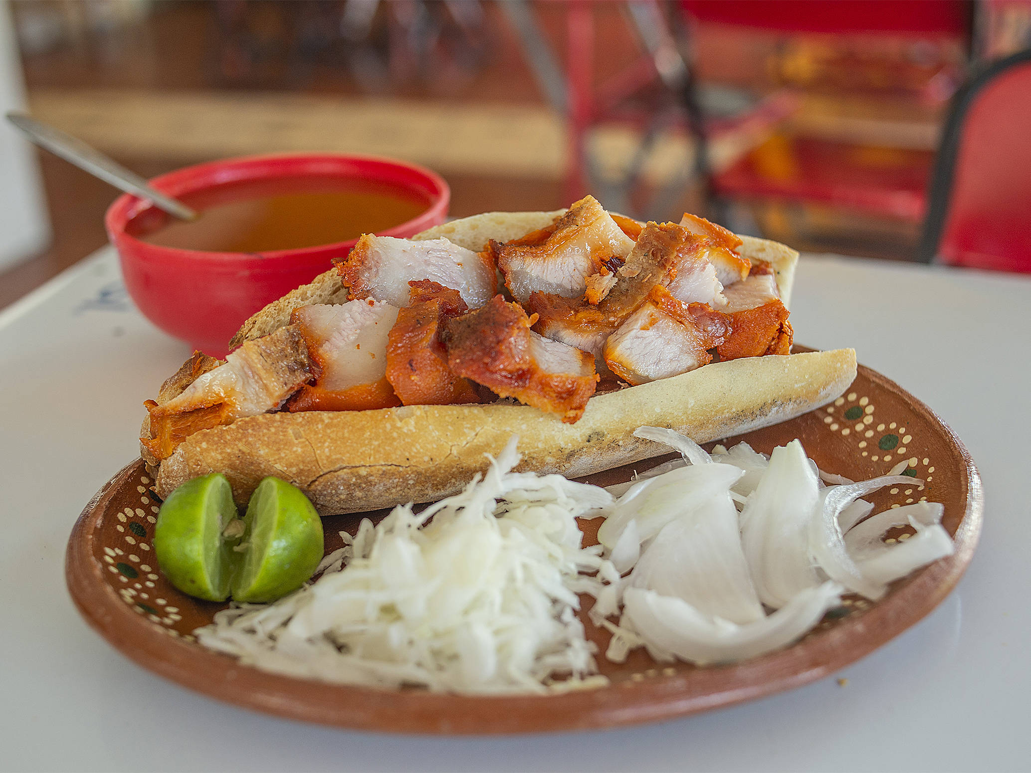 Torta Ahogada de Chicharron