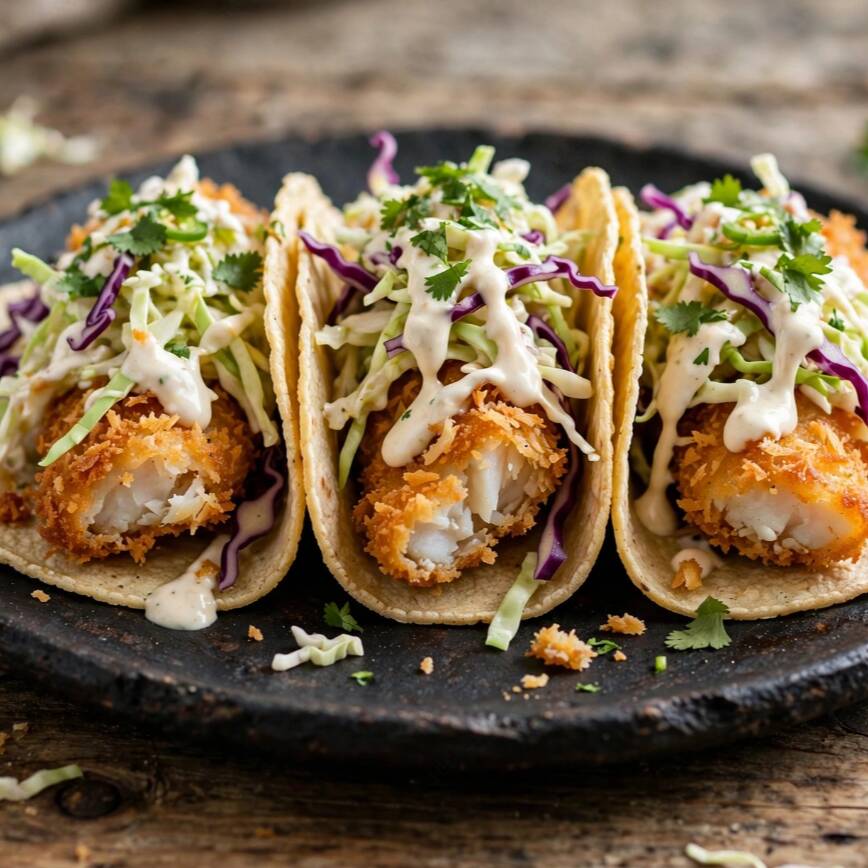 Taco de Pescado Empanizado