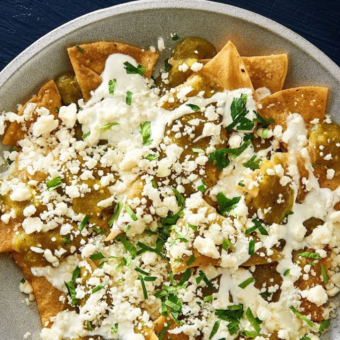 CHILAQUILES VERDES TRADICIONALES