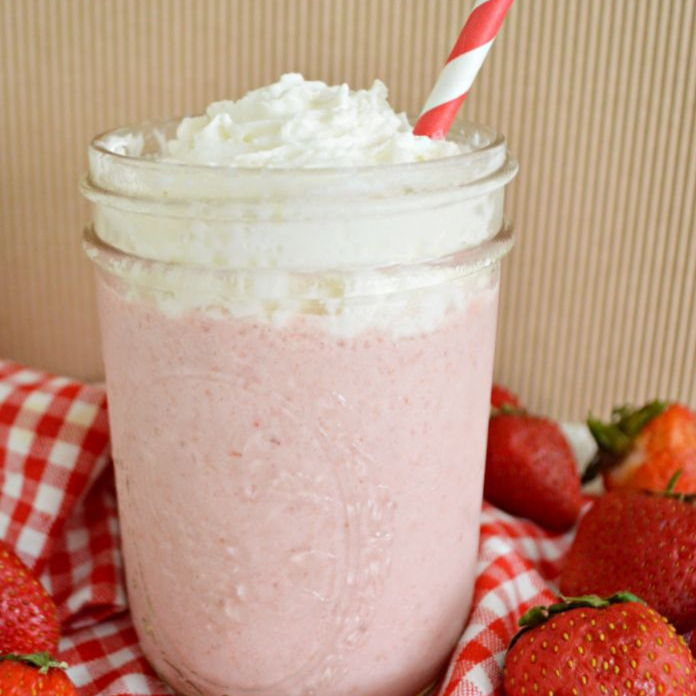 Frappe Fresas con Crema