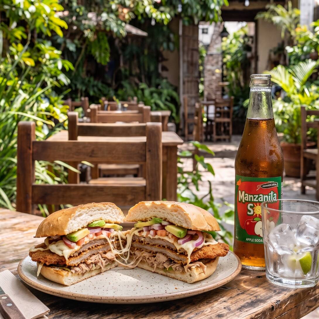 Combo Torta Rusa mas Refresco