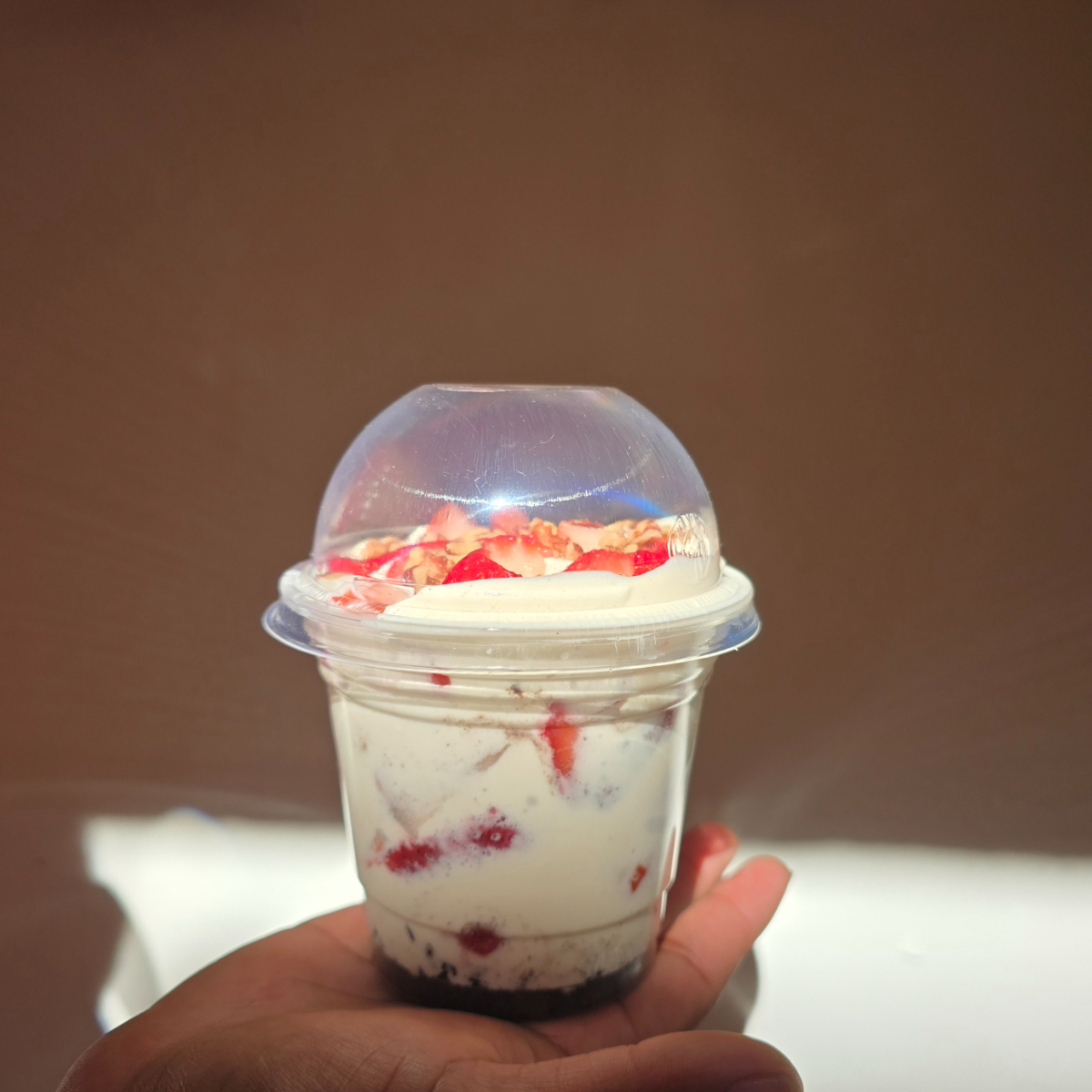 Fresas con crema