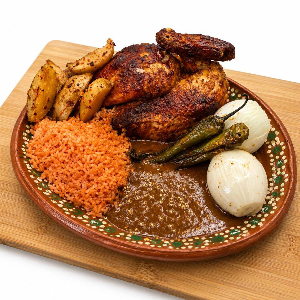 MEDIO POLLO... GENIAL PARA COMPARTIR