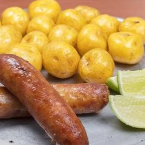 Chorizo con Papa Criolla